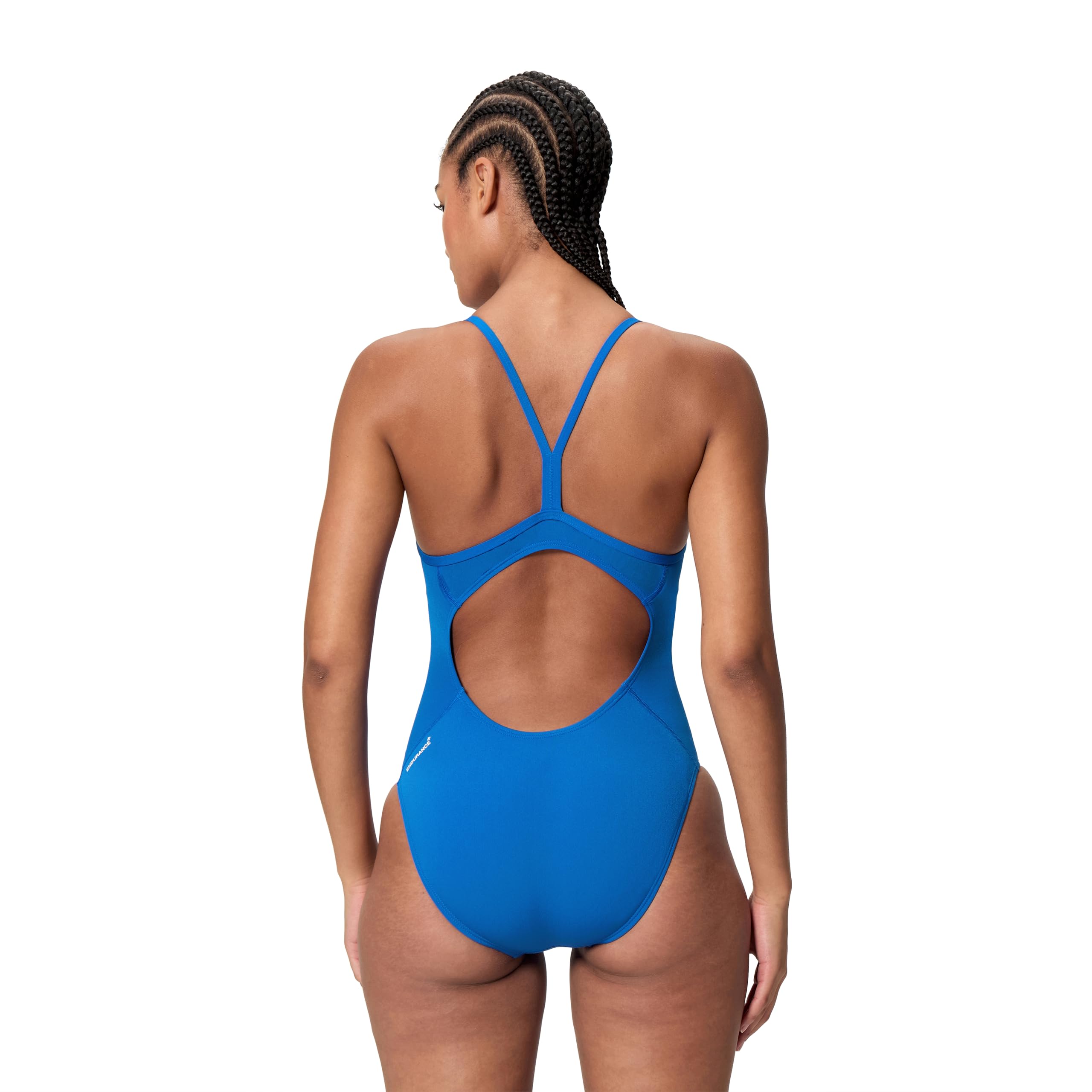 Speedo Endurance+ Logo Thin Strap Maillot de Bain Femme (Lot de 1)