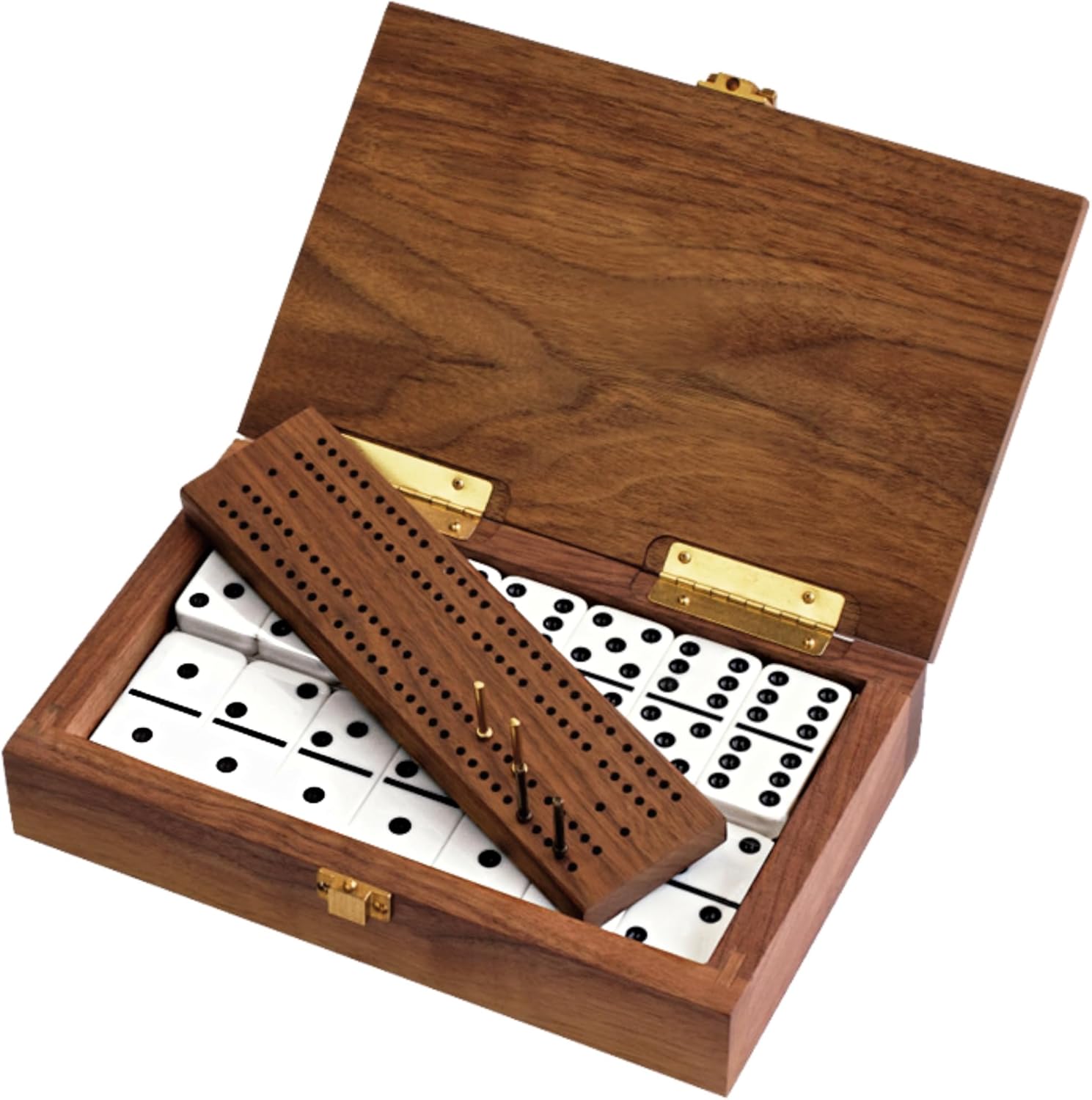 Alex Cramer Double 6 Spinner Dominoes Set with Spinners