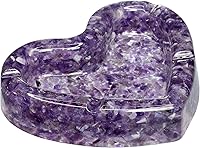 Vista 13 de Rockcloud Bandeja redonda de 3 pulgadas con resina, bandeja de joyería de cristal para decoración de mesa de oficina en casa, soporte para plantas