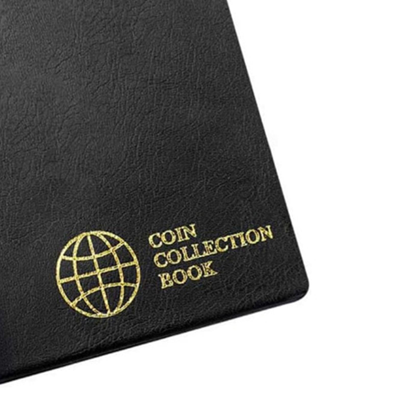 Gralara 5xPáginas para Coleccionar Monedas Estuche de Bolsillo para Monedas de Un Centavo Organizador de Suministros de Divisas Carpeta para Coleccionistas Se