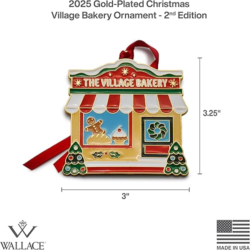 Miniatura 124 de Wallace Adorno para violín de instrumento musical chapado en oro 2023, 2ª edición Violín dorado 2023