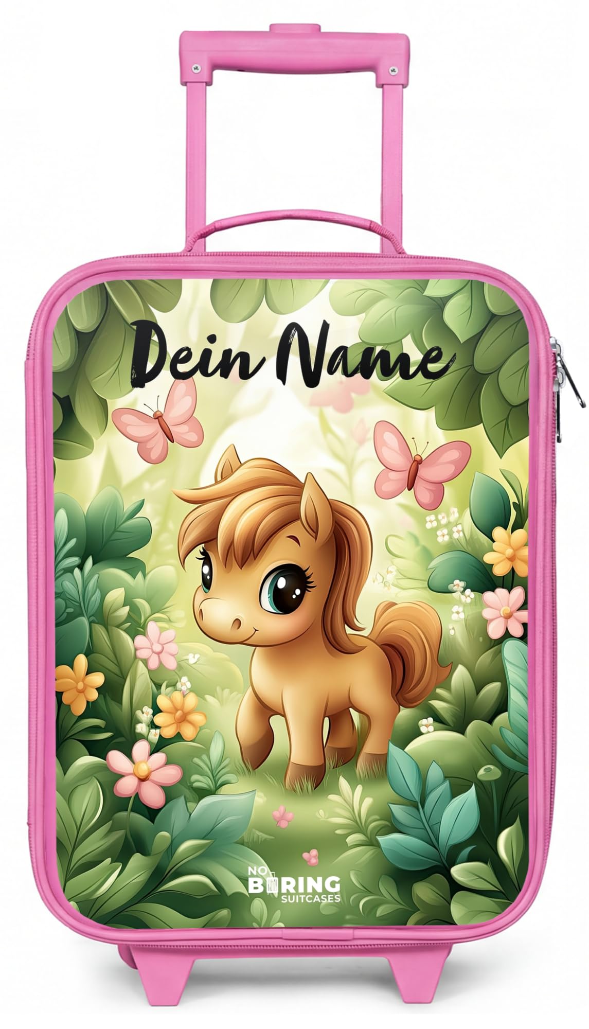 NoBoringSuitcases© Kinderkoffer Rosa Klein Personalisiert mit Name