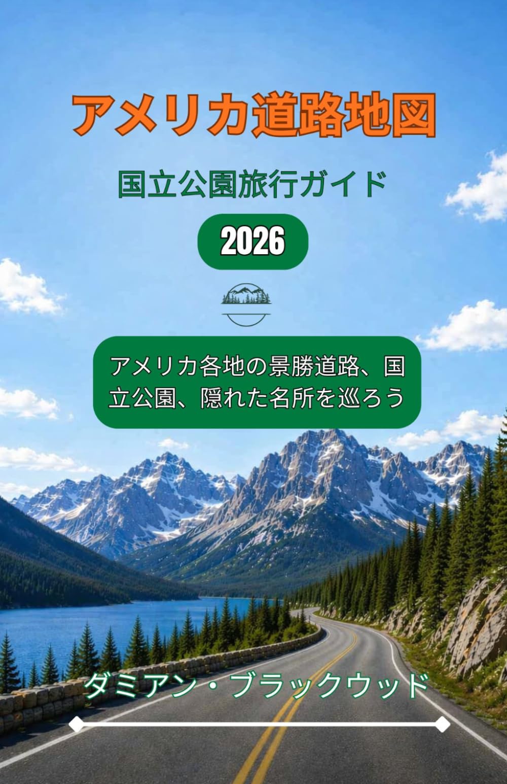 アメリカ道路地図 & 国立公園旅行ガイド 2026: アメリカ各地の景勝道路、国立公園、隠れた名所を巡ろう