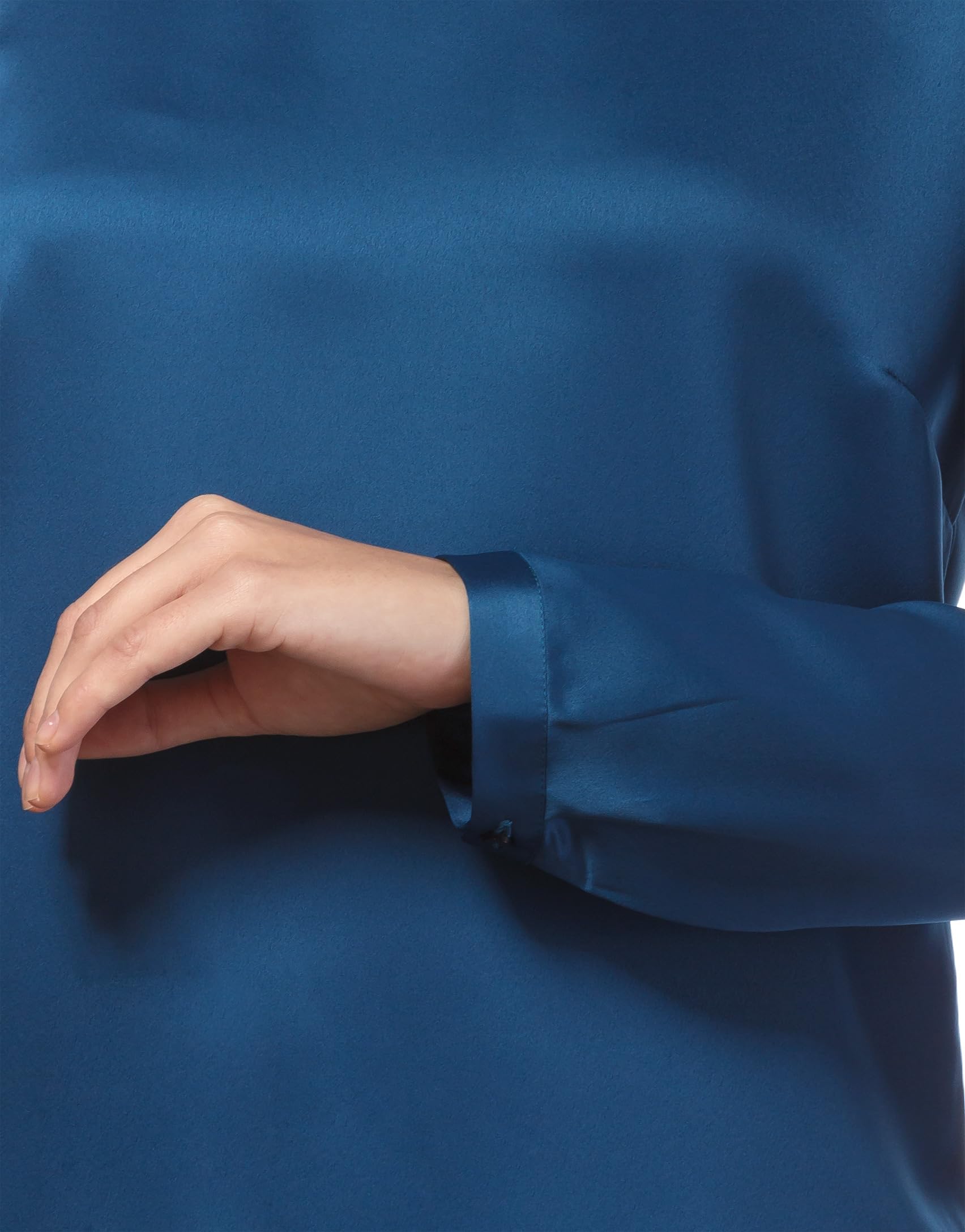 Vincenzo Boretti Blusa, Taglio Abbastanza Aderente, Scollo Rotondo