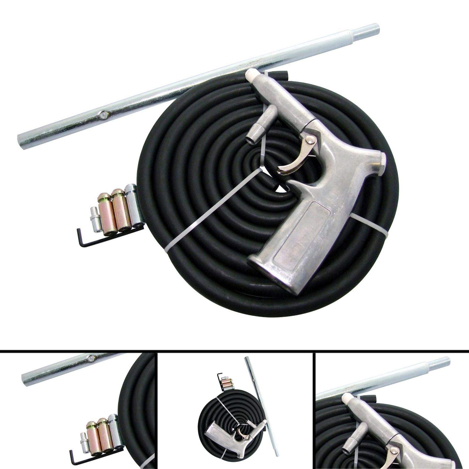 Dapetz ® Air Sand Blaster Kit Blasting Grit Shot Sandblaster Siphon Feed Blast Gun Gun Kit Rust