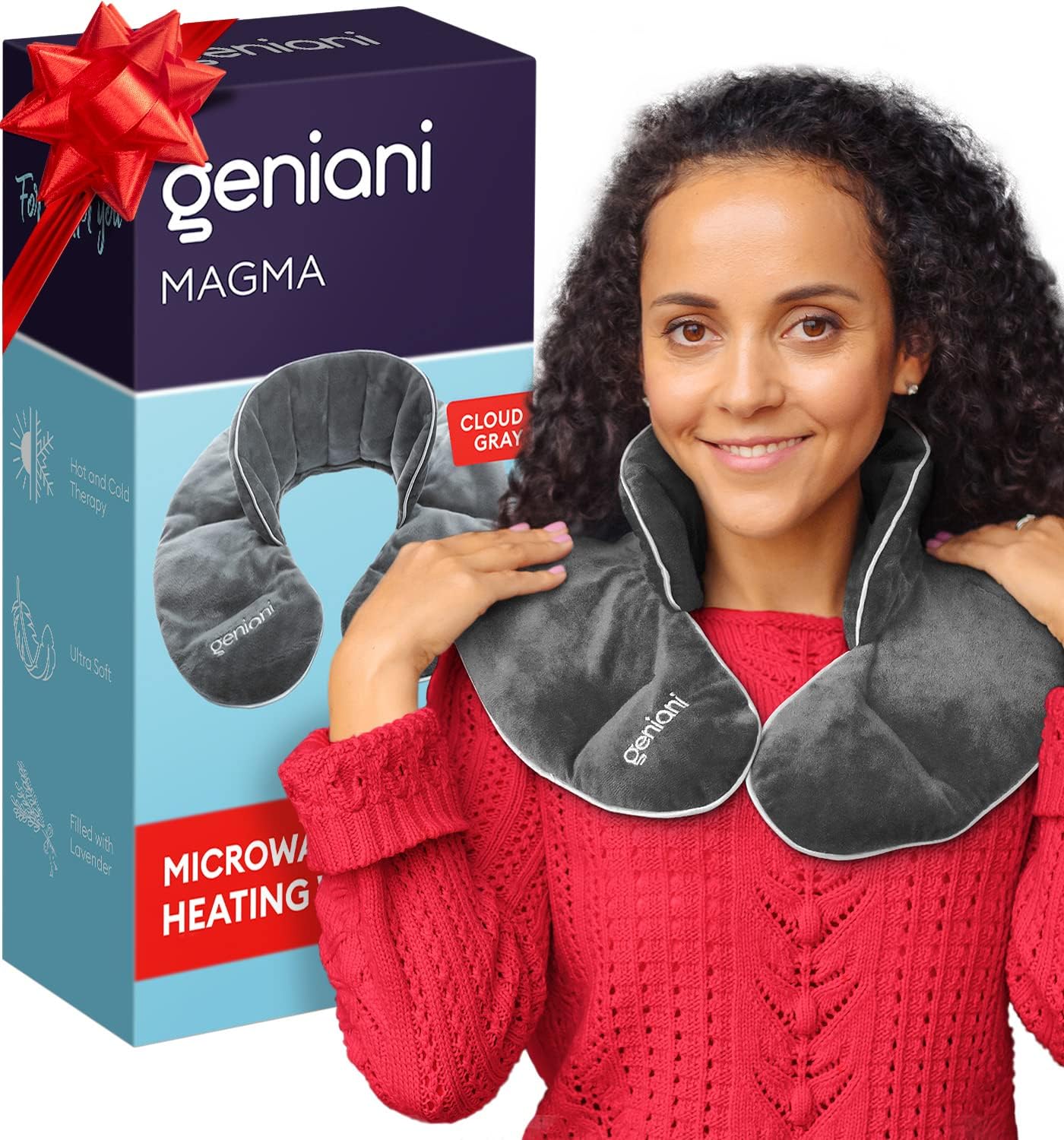 GENIANI Microwavable Heating Pad for Neck and Shoulders