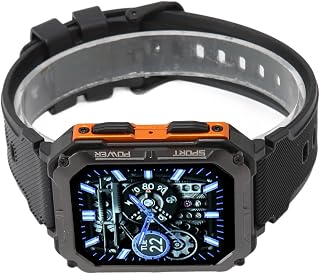 Watch, Weather Clock Smartwatch 1.83in Touch Screen Multifunctional Message Shock Proof for Sports