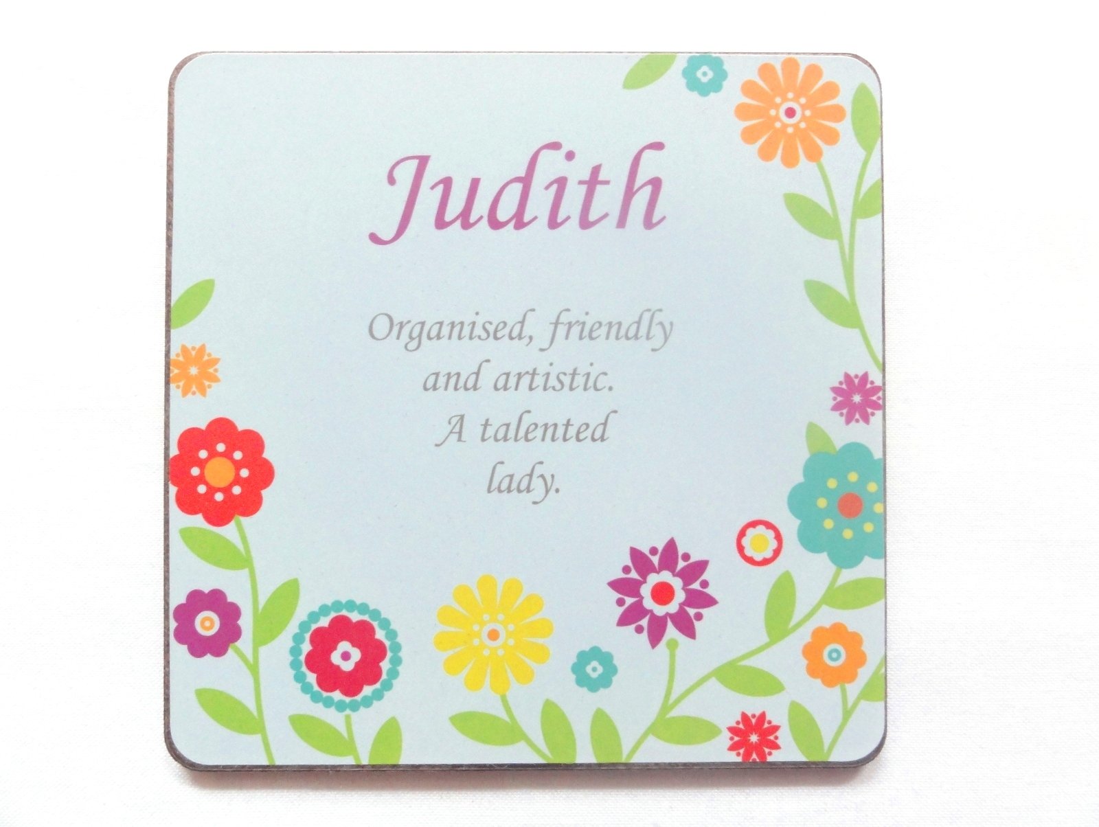 Casa Grande Judith Personalised Meaning Of Name Coaster