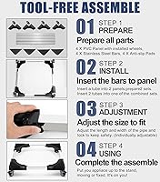 Vista 7 de Mini soporte de nevera ajustable para muebles Dolly Heavy Duty Lavadora, Rodillo móvil con 4 ruedas giratorias de bloqueo, base móvil universal