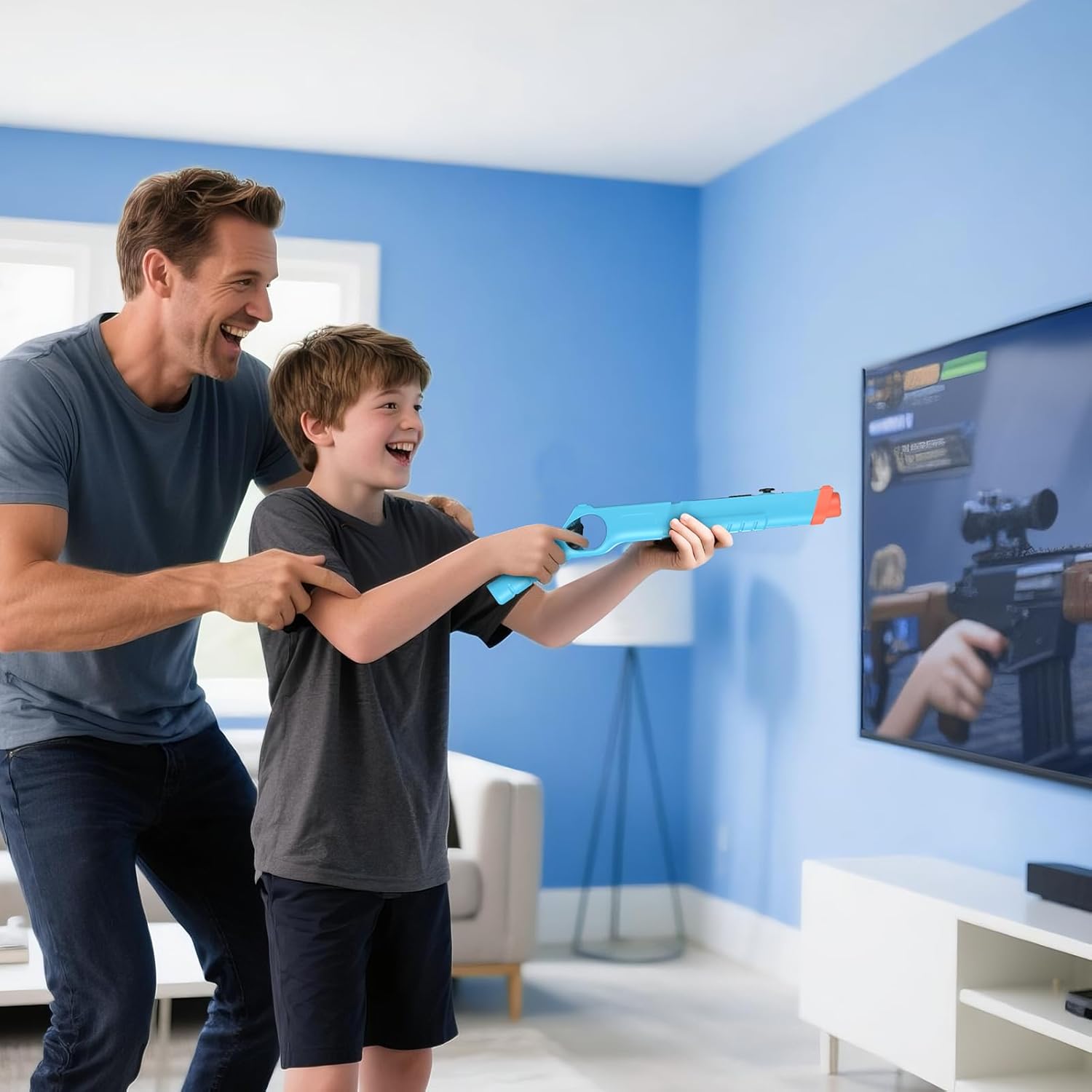 FASTSNAIL [Switch 1/2 Compatible] Shooting Gun for Nintendo Switch 2/1/OLED for Joy-Con 2, Hand Grip for Joycon 1 or for Joycon 2 Gun Controller, Switch 2 Controller Accessories for Hunting Games - Image 7