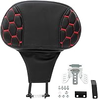 Vista 27 de C.C. RIDER Pasajero Respaldo Pad Razor Chopped Tour Pack para Harley Davidson Touring CVO Street Glide Road Glide Electra Glide 2014 en adelante