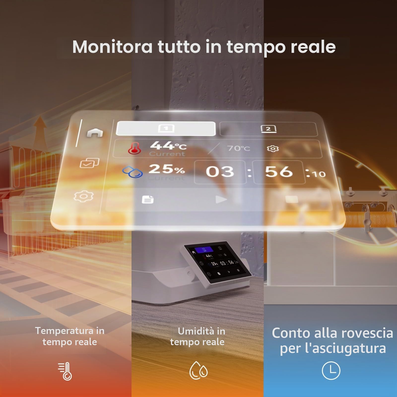 Chitu Systems E1 Scatola Conservazione Filamento Bobina di Ricambio per ... | Scatola Essiccatore di Ricambio per il Essiccatore E1, Mantiene 2 Bobine Asciutte, Compatibile 1,75 mm PLA, ABS, TPU, PETG
