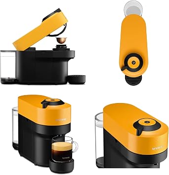 Nespresso GDV2-YE-W Nespresso Vertuo Capsule Coffee Maker, Vachio Pop, Mango Yellow