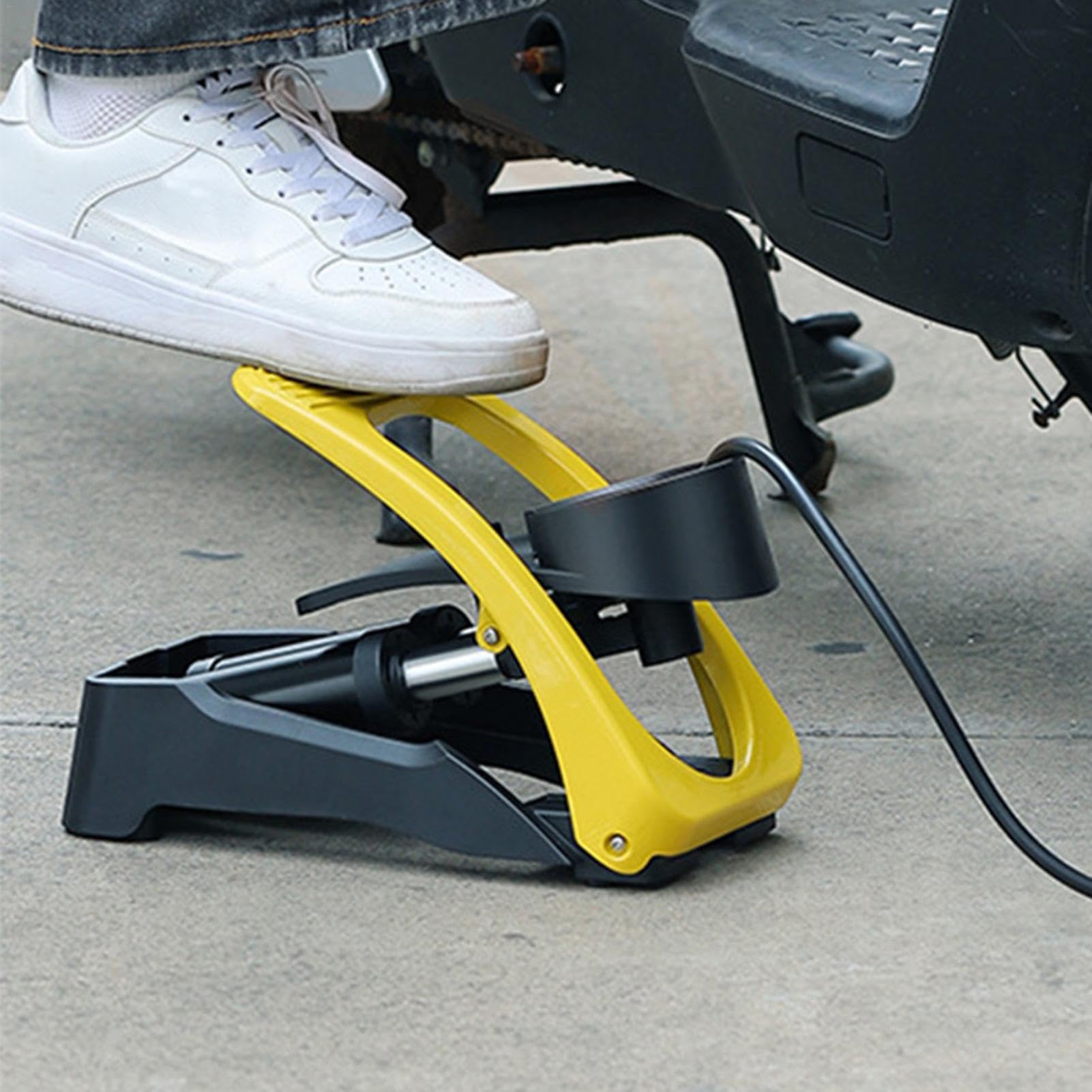Bomba de pie – Bomba de Suelo portátil – Bomba de Aire de pie para Pelota de Ejercicio, Bomba de neumáticos de Mano, Bomba de pie para Pelotas, Piscina Inflable, Flotador | Bomba Pie Coche Motocicleta Bicicleta s Accesorios Automóvil Ciclismo Herramienta