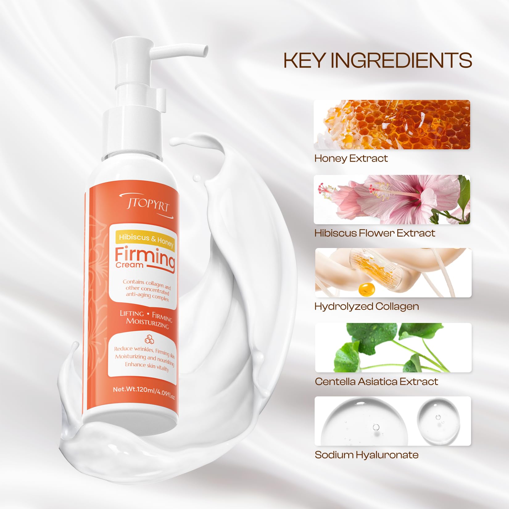 Amazon.com: Jtopyrt Hibiscus Honey Firming Cream: Organic Skin