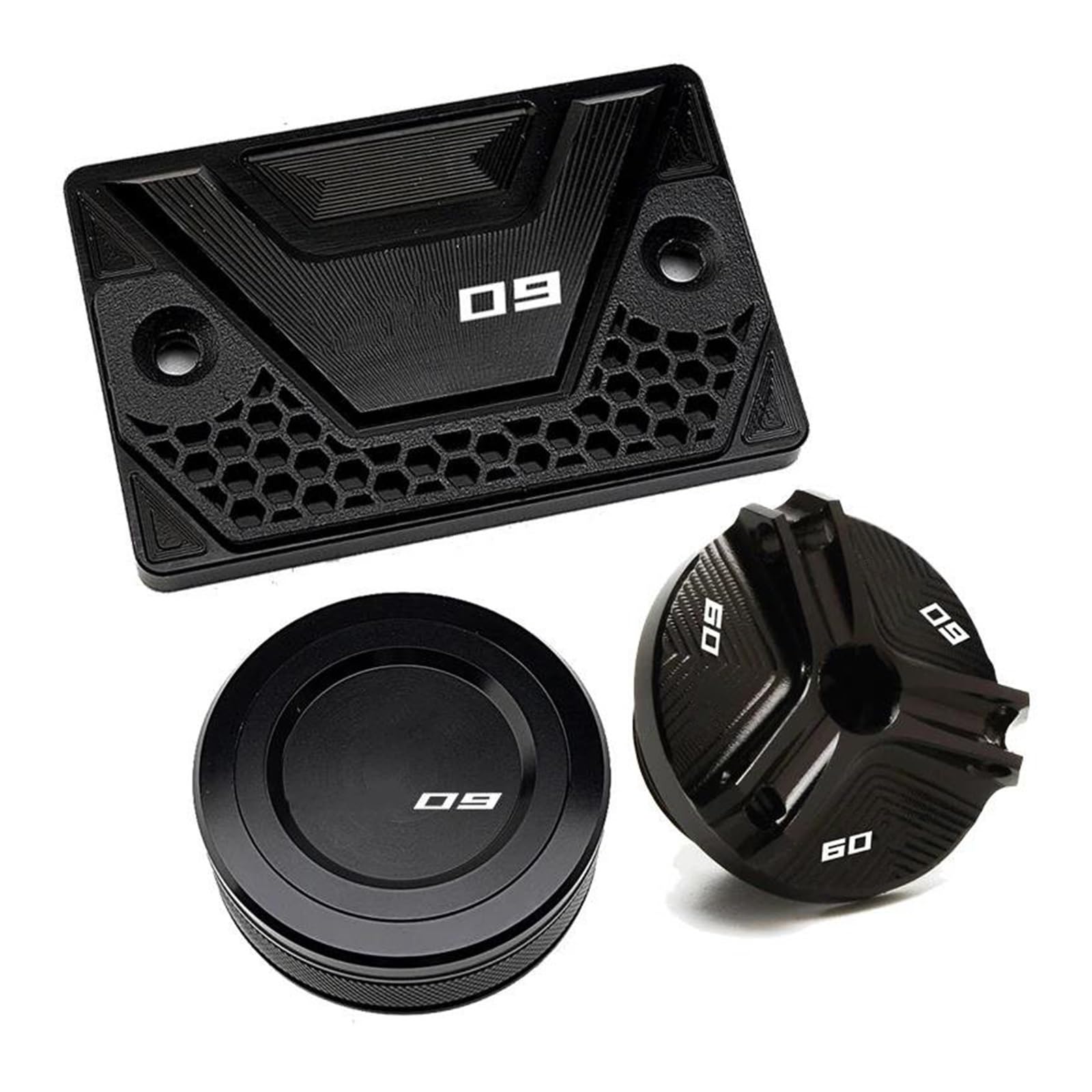 Tapa Llenado Aceite Tapa De Llenado Aceite Para Motocicleta Depósito Líquido Frenos Delantero Y Trasero Cubierta Tanque Para Y&amaha Para MT09 Para MT 09 SP FZ09 2014-2020 Tapón Llenado Aceite Motor (