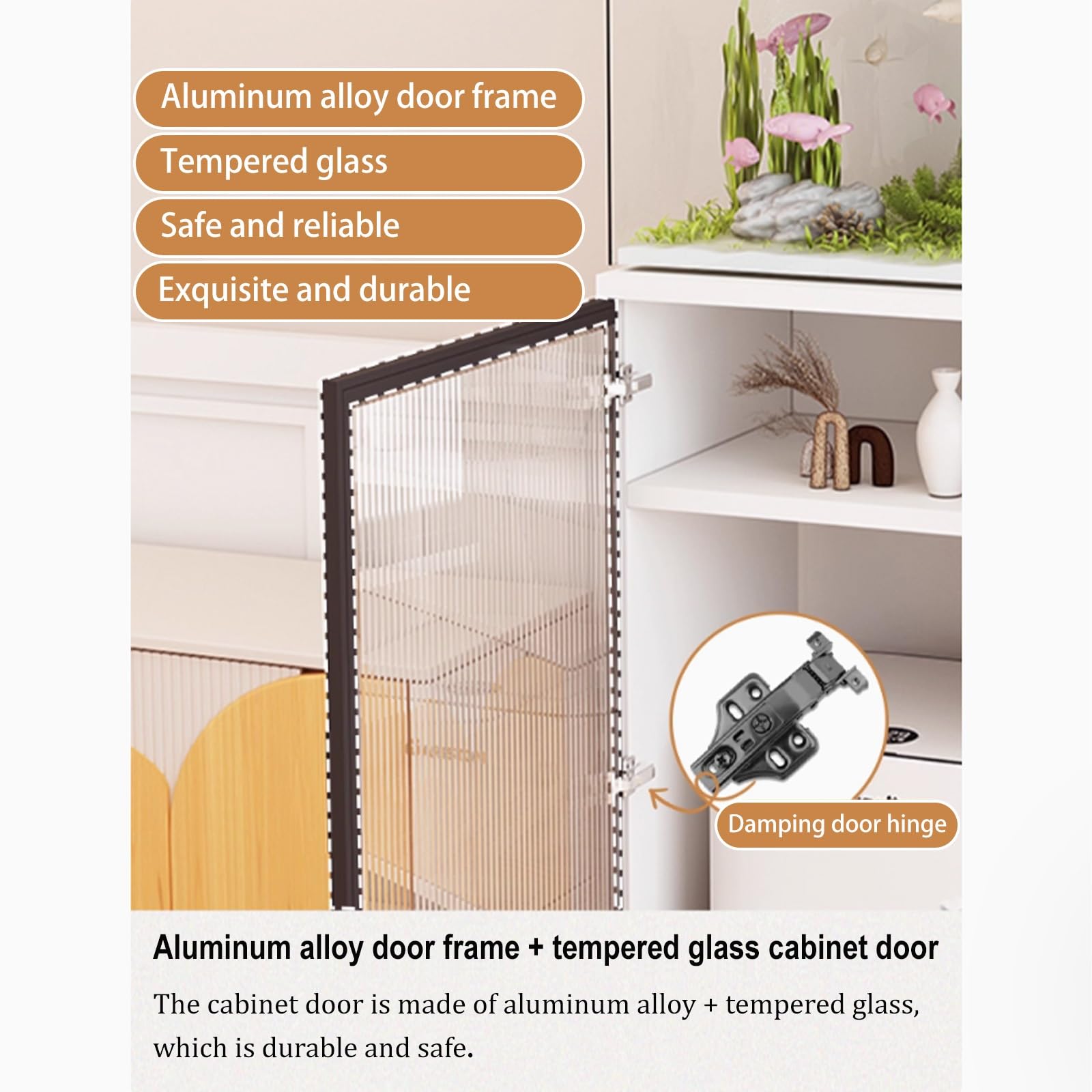 Versteckter Schrank Mit Roboterstaubsauger Und Türen Und Rädern, Beweglicher Küchenschrank Aus Holz, Für Wohnzimmer, Schlafzimmer, Küche (weiß)(White)
