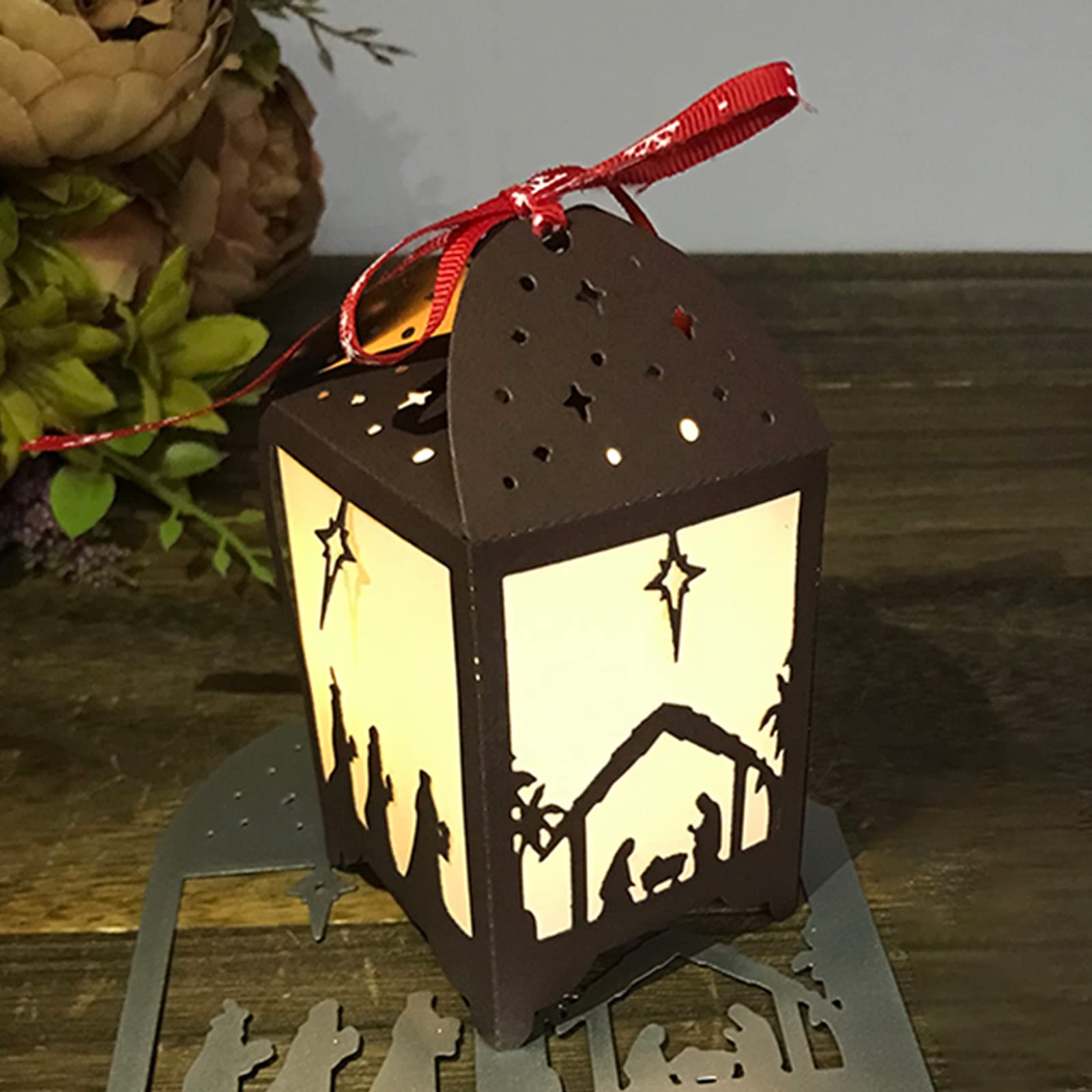 Troqueles Navideños - Set De 3 Piezas Con Diseño De Los Reyes Magos Y Nacimiento, 13.5x10 Cm, Para Manualidades DIY
