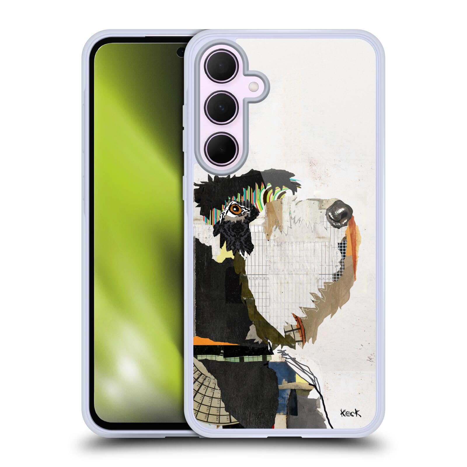 Head Case Designs Officially Licensed Michel Keck Schnauzer Dogs 2 Gel Case [Military Grade Protection] Compatible with Samsung Galaxy A35 5G