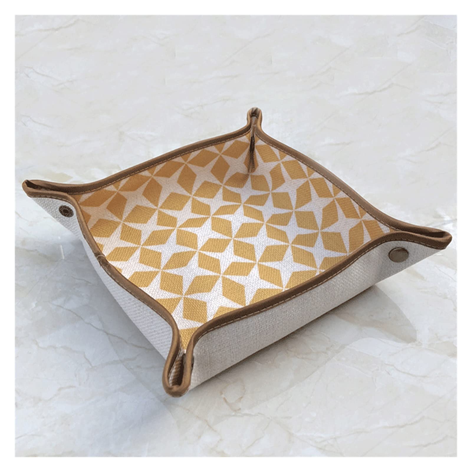 organiser tray, Creative Desk Storage Box Men's and Women's Lattice Travel Valet Tray is Used to Store Lipstick, Remote Control