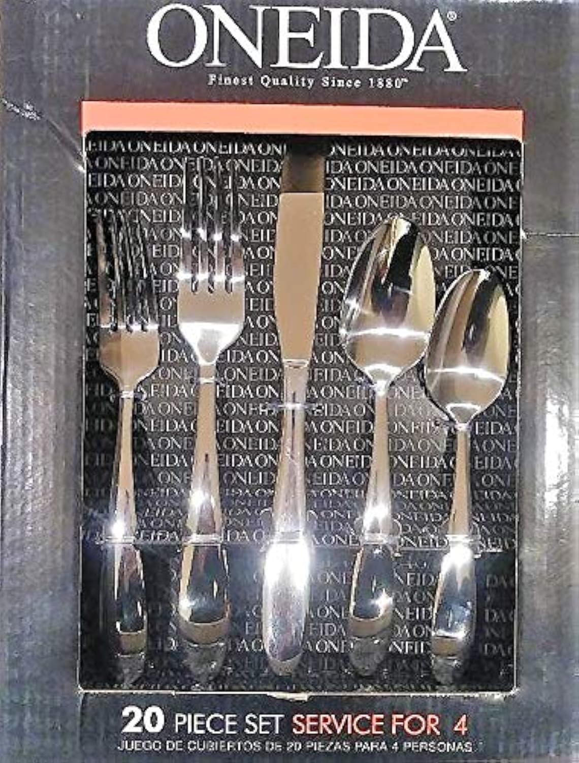 Amazon.com | Oneida H100020B Landon Set Service, 4pc, Silver
