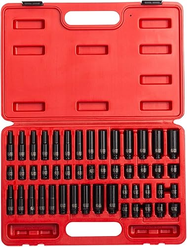 Miniatura 5 de Sunex 3330, Juego de llaves de impacto maestro de 3/8 pulgadas, 12 Pt., 29 piezas, métricas, 0.315 in-0.866 in & 1848, juego de llaves de impacto