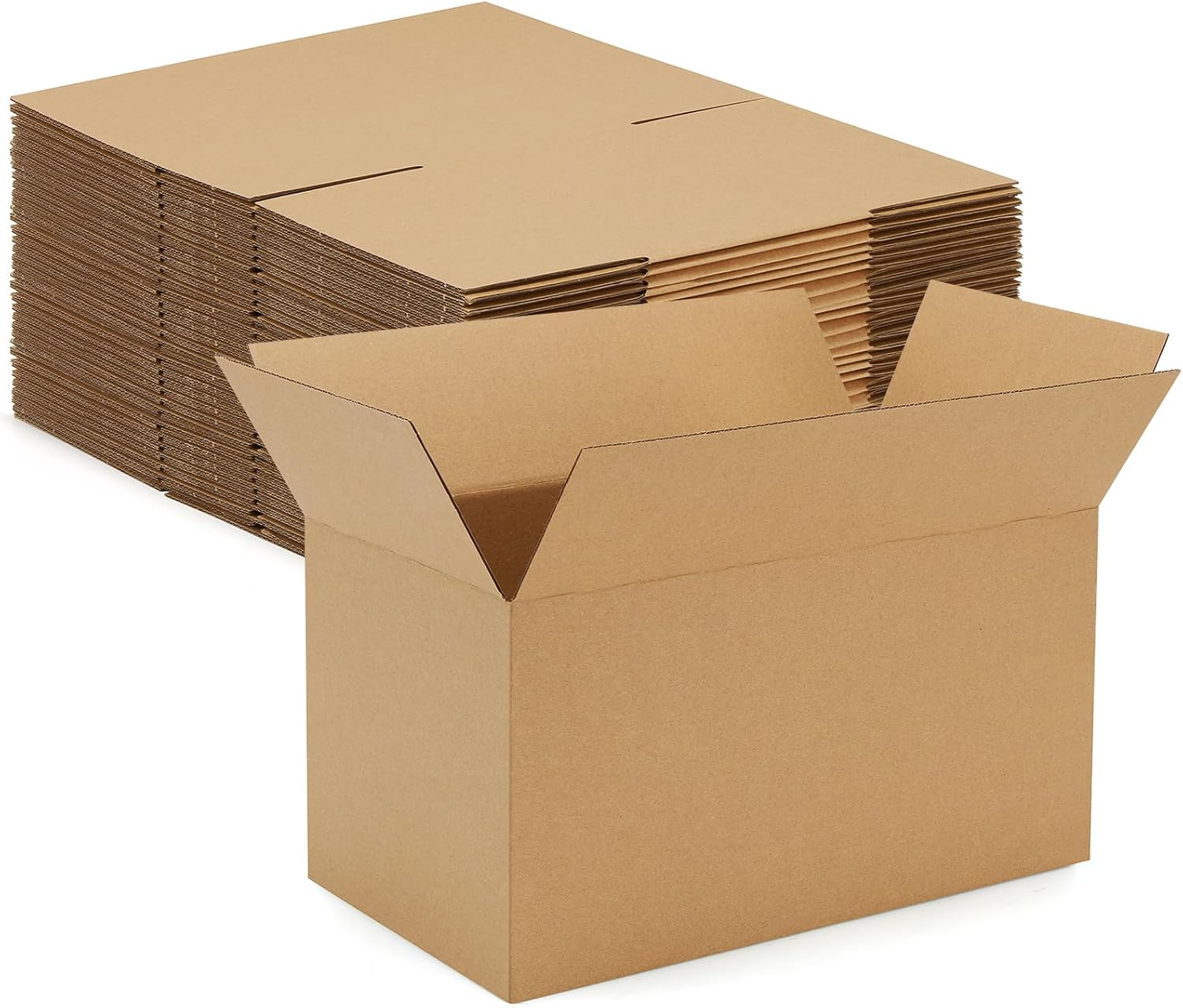 Eupako 11x6x6-Small-Shipping-Boxes-30-Pack-Brown-Corrugated-Box-Mailers, Cardboard Boxes for Packaging Small Business, Mailing