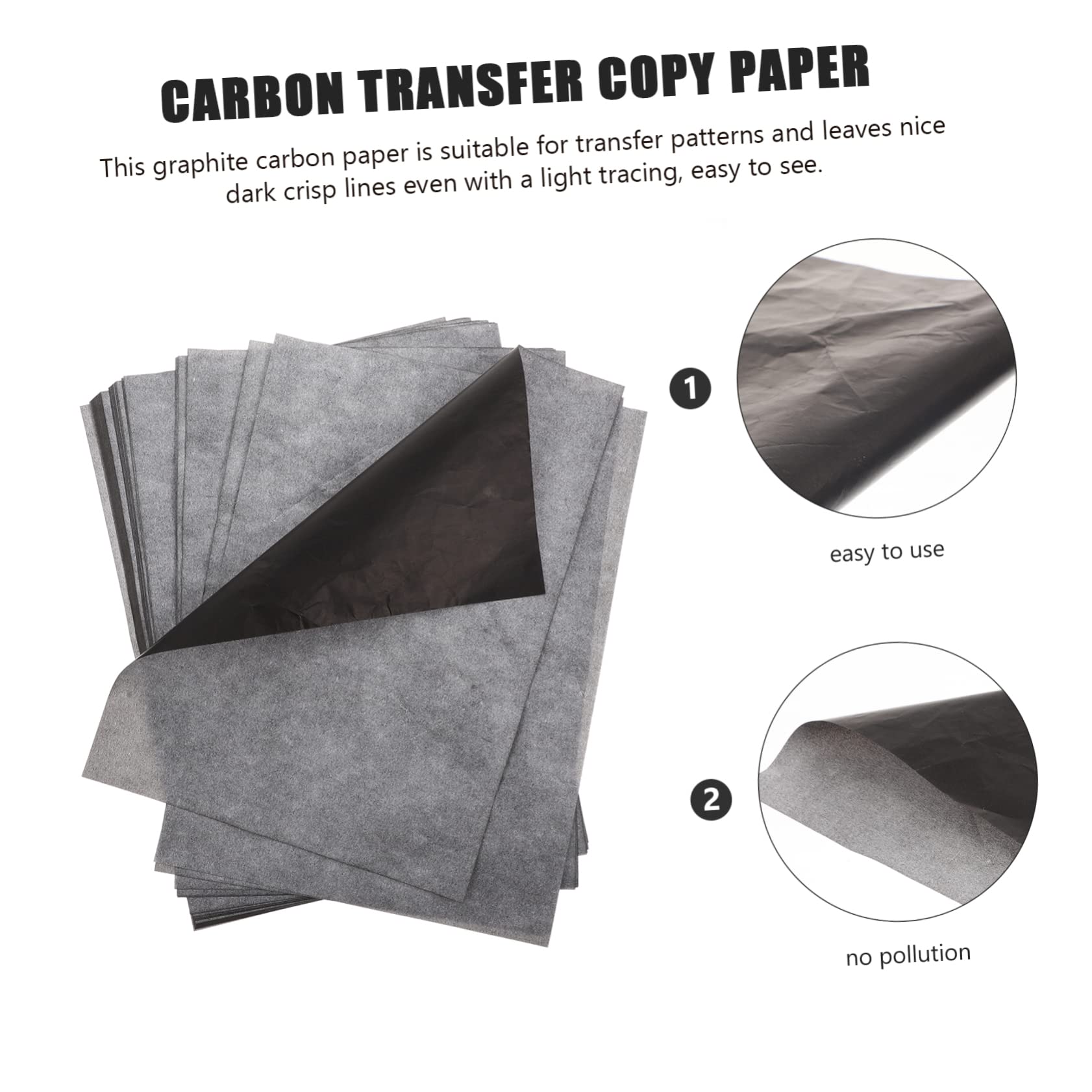 Housoutil Papel De Transferencia De Para Dibujo Y Manualidades Superficies Variadas Para Arte Y Creación Casa 100 Hojas*4