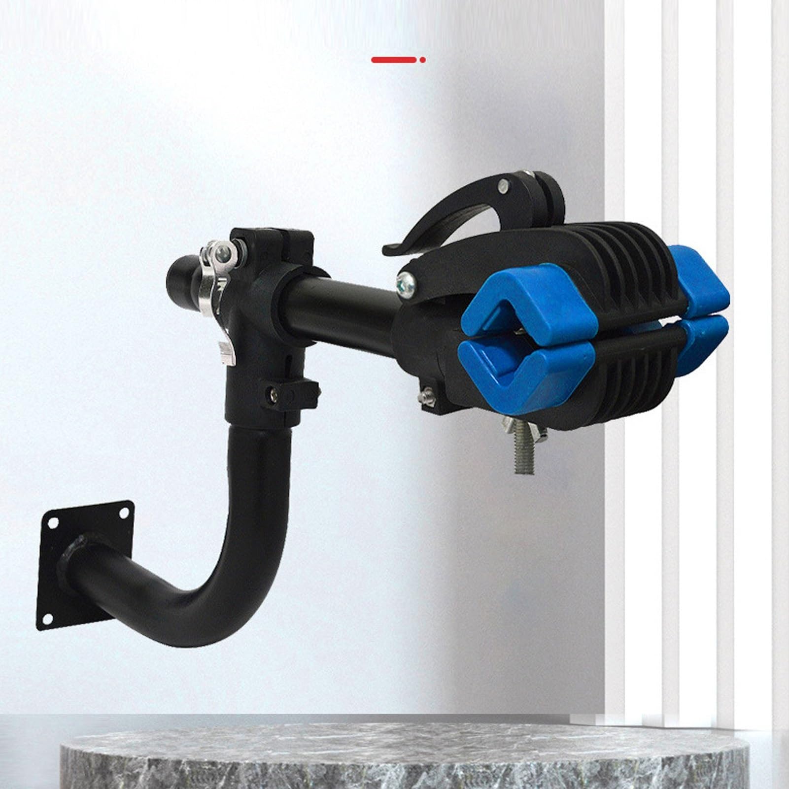 Supporto for riparazione bici, braccio flessibile salvaspazio, morsetto di in acciaio inossidabile a sgancio rapido regolabile for mountain bike Stand Tripode per Riparazione