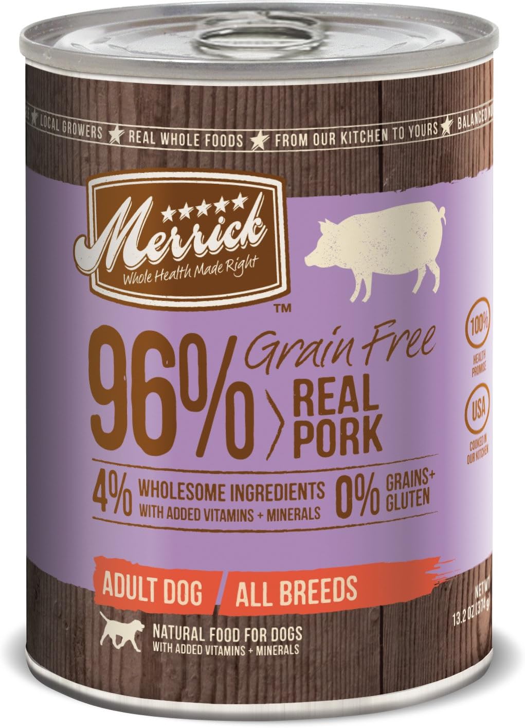 Merrick Grain Free 13.2-Ounce Real Pork Dog Food