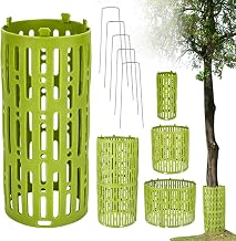 12 Pack Tree Protection Trunks 33 x 20 cm Extendable Rodent Bite Mowing Protection from Rodents, Bites and Mowing of Trees, Protection from Rodents, Bites and UV Rays