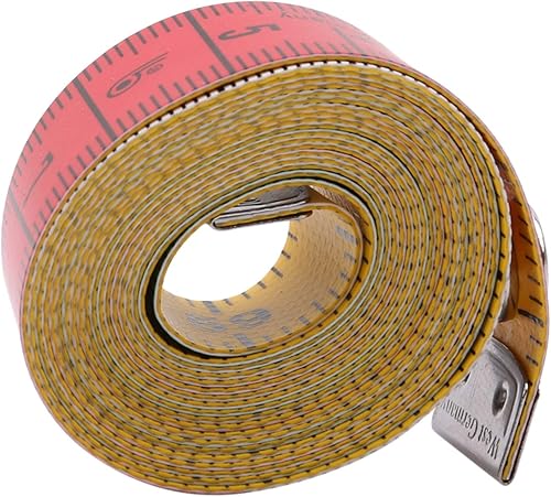 Miniatura 4 de Cinta métrica del cuerpo, cinta métrica echada a un lado doble con pulgadas y cm para la familia sastre que mide la cintura del pecho