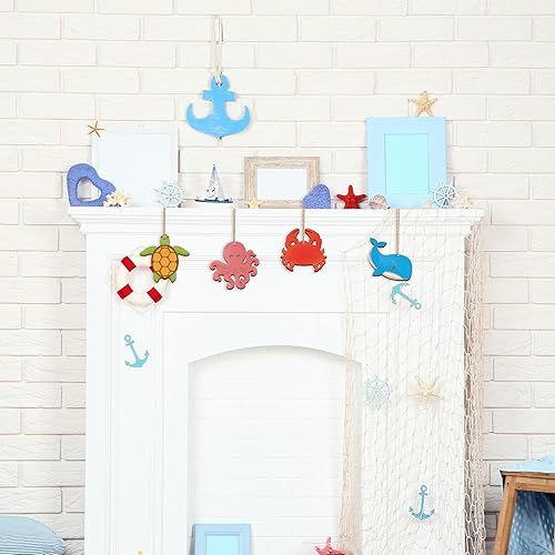 Miniatura 103 de 80 piezas de adornos de madera de primavera para pintar, 8 estilos de adornos de madera sin acabado para bricolaje, cortes en blanco