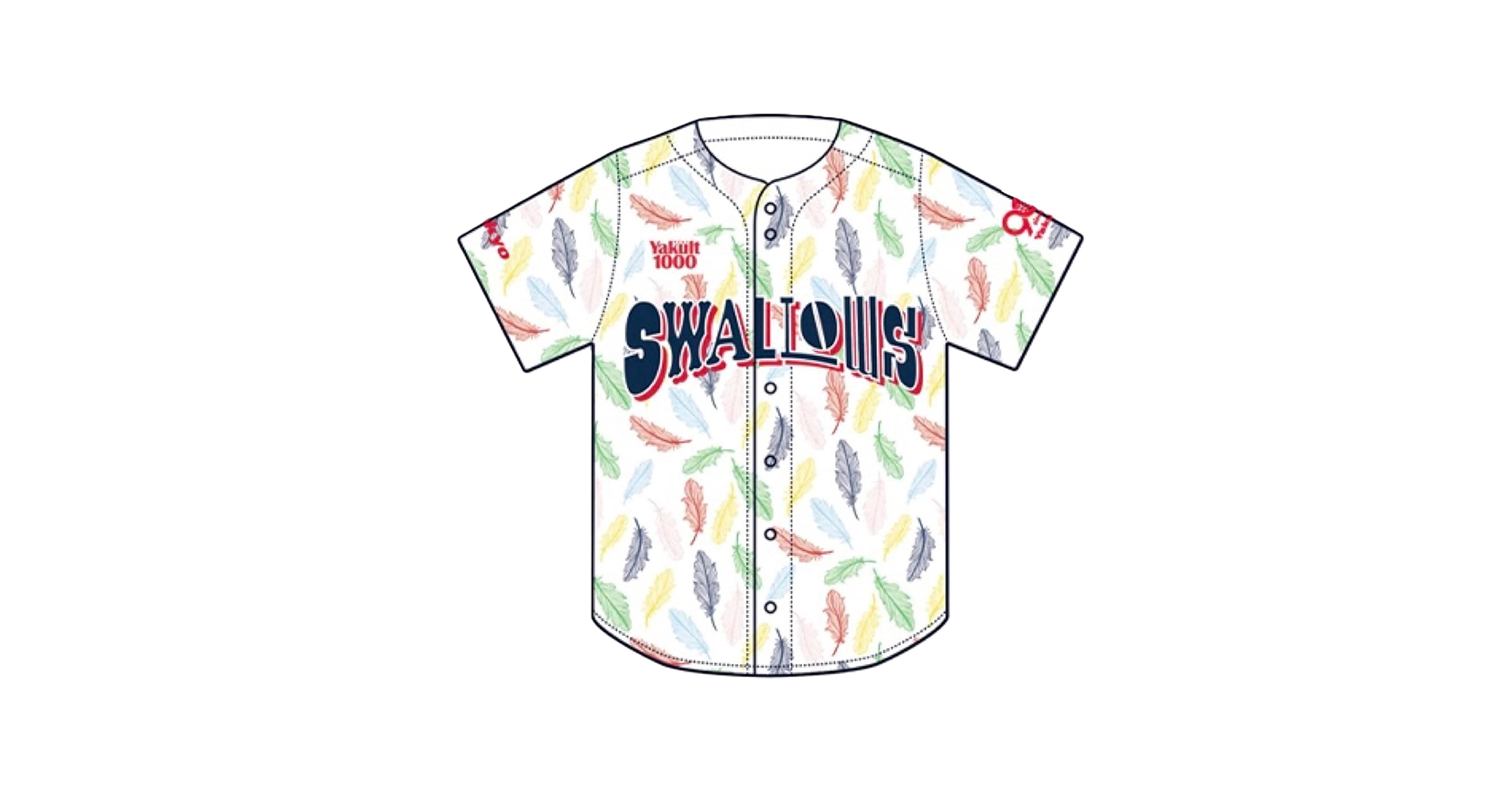 東京ヤクルトスワローズ　ランバート　限定ユニフォーム 東京ヤクルトスワローズ ヤフーレ ユニフォーム サイズ：L