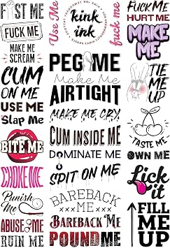 30 Sexy Naughty Temporary Tattoo Kinky Adult Fake Sticker