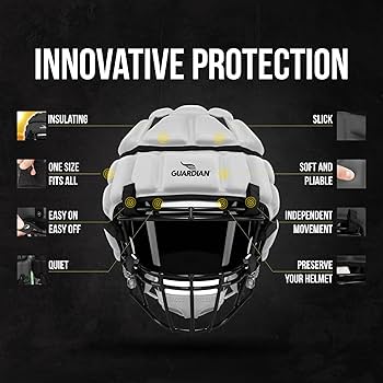 【国内在庫】ガーディアン フットボールキャップ ホワイト ガーディアン フットボールキャップ（ヘルメットカバー