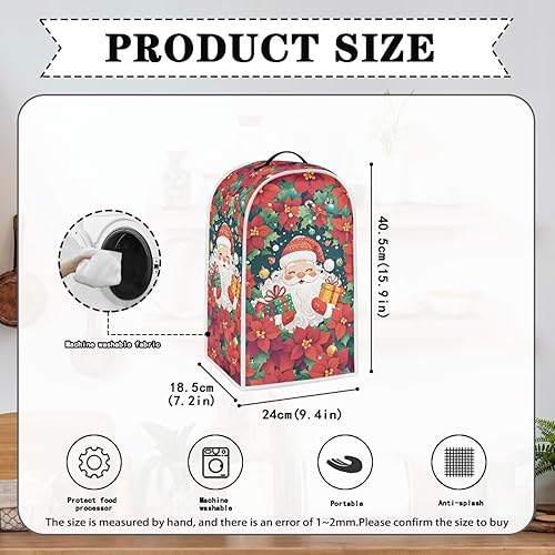 Vista 45 de Cubiertas de licuadora con diseño de poste de girasol, cubierta a prueba de polvo con asa, lavable para cocina, universal, para procesador de Cartel