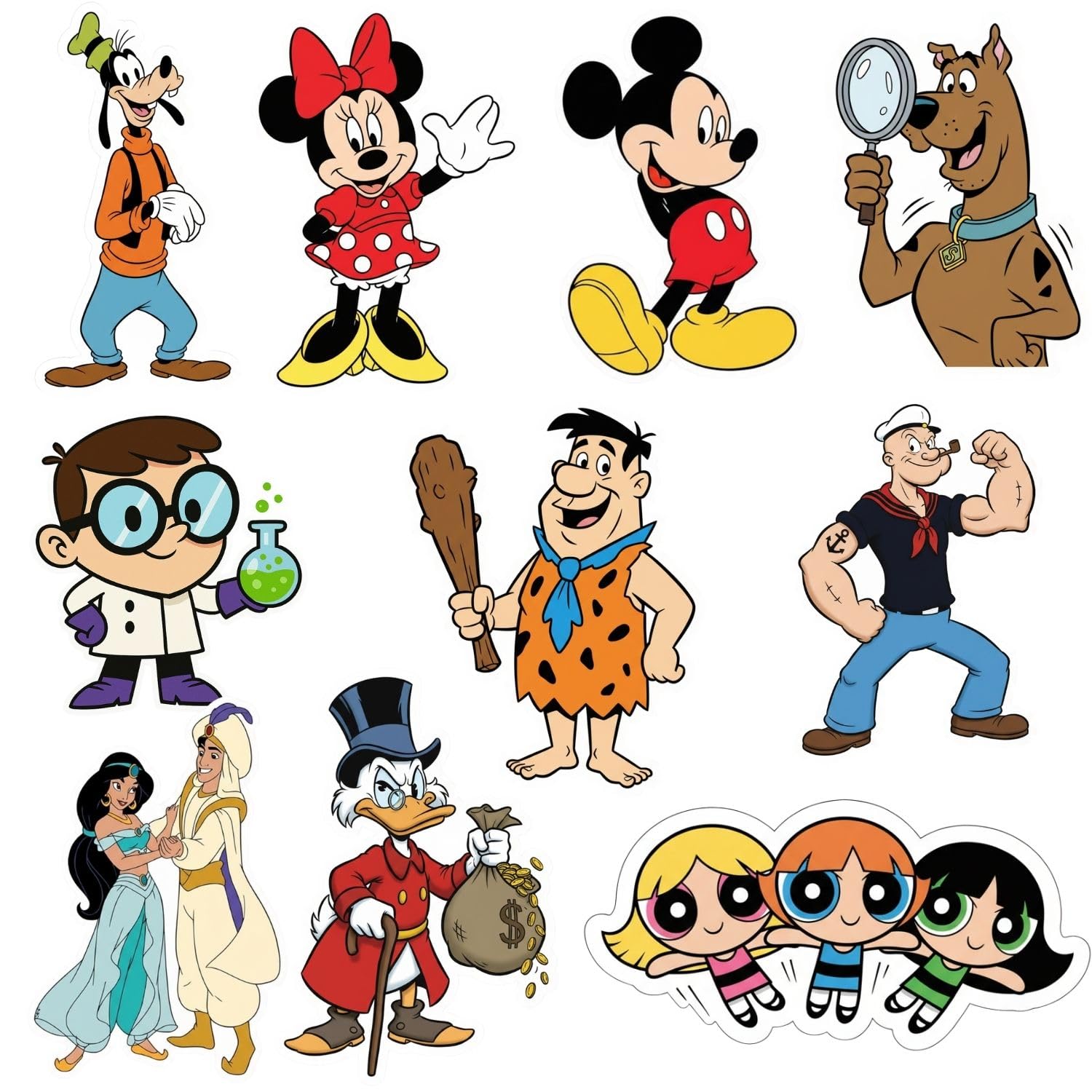 Old 90s Cartoon Fridge Magnets – Set of 10 Classic TV Show Collectible Magnets for Fridge, Locker & Kitchen Décor-image-31