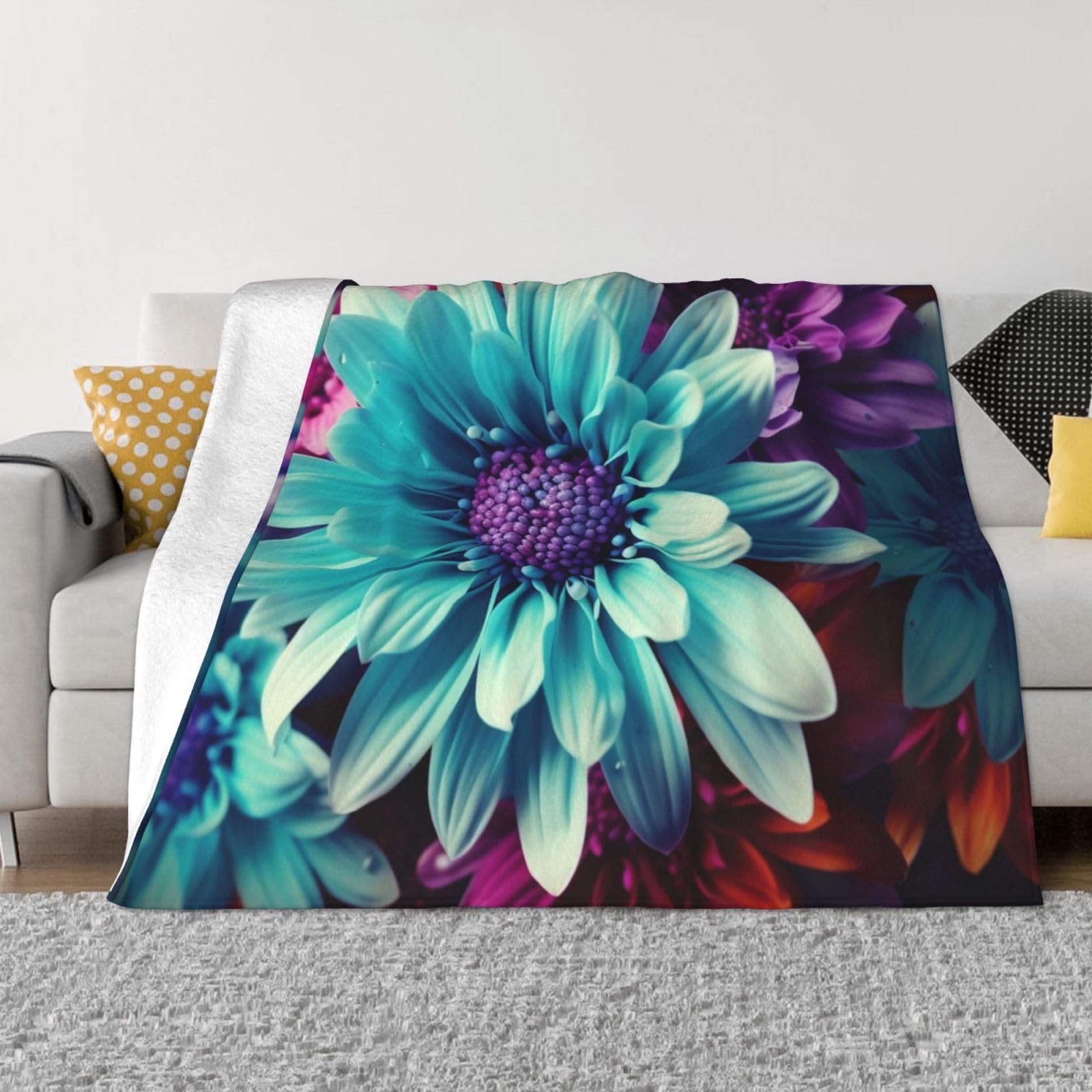 Couverture polaire légère pour canapé et soirées cocooning au salon