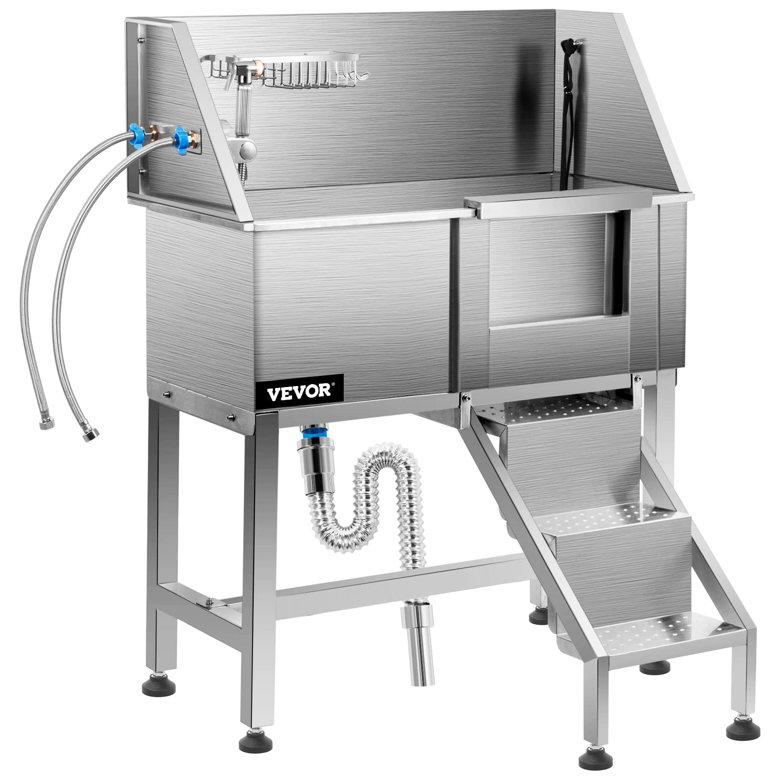 Buy VEVOR Dog Grooming Tub, 38" L Pet Wash Station, Professional