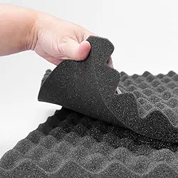 Assento Casca de Ovo Quadrado Almofada Apoio Lombar Espuma Anti Escara (Cinza Escuro)