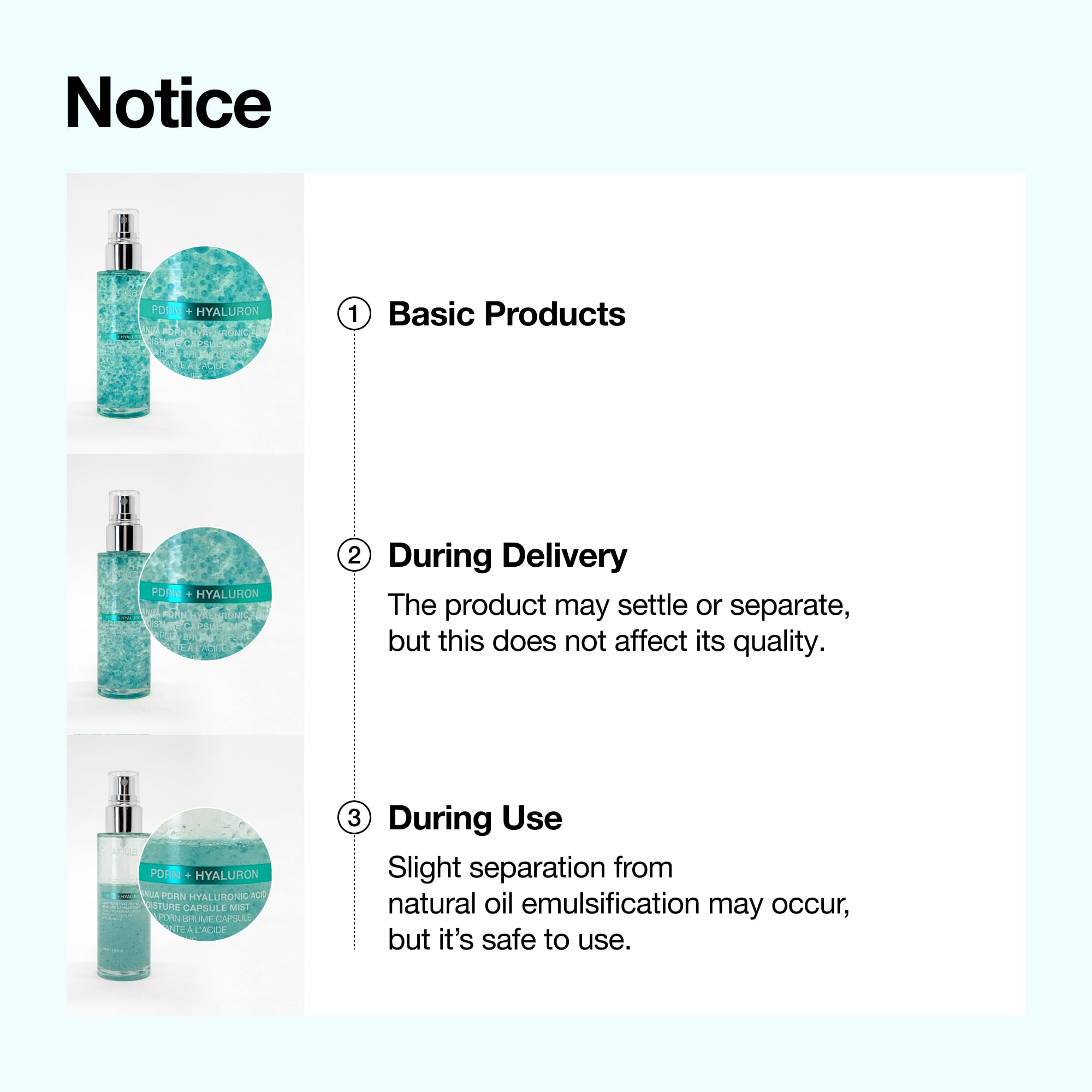 Anua PDRN Collagen Glow Gesichtsserum Spray, feuchtigkeitsspendender Gesichtsnebel mit Hyaluronsäure für alle Hauttypen, straffende Pflege, Korean Skincare, 100ml