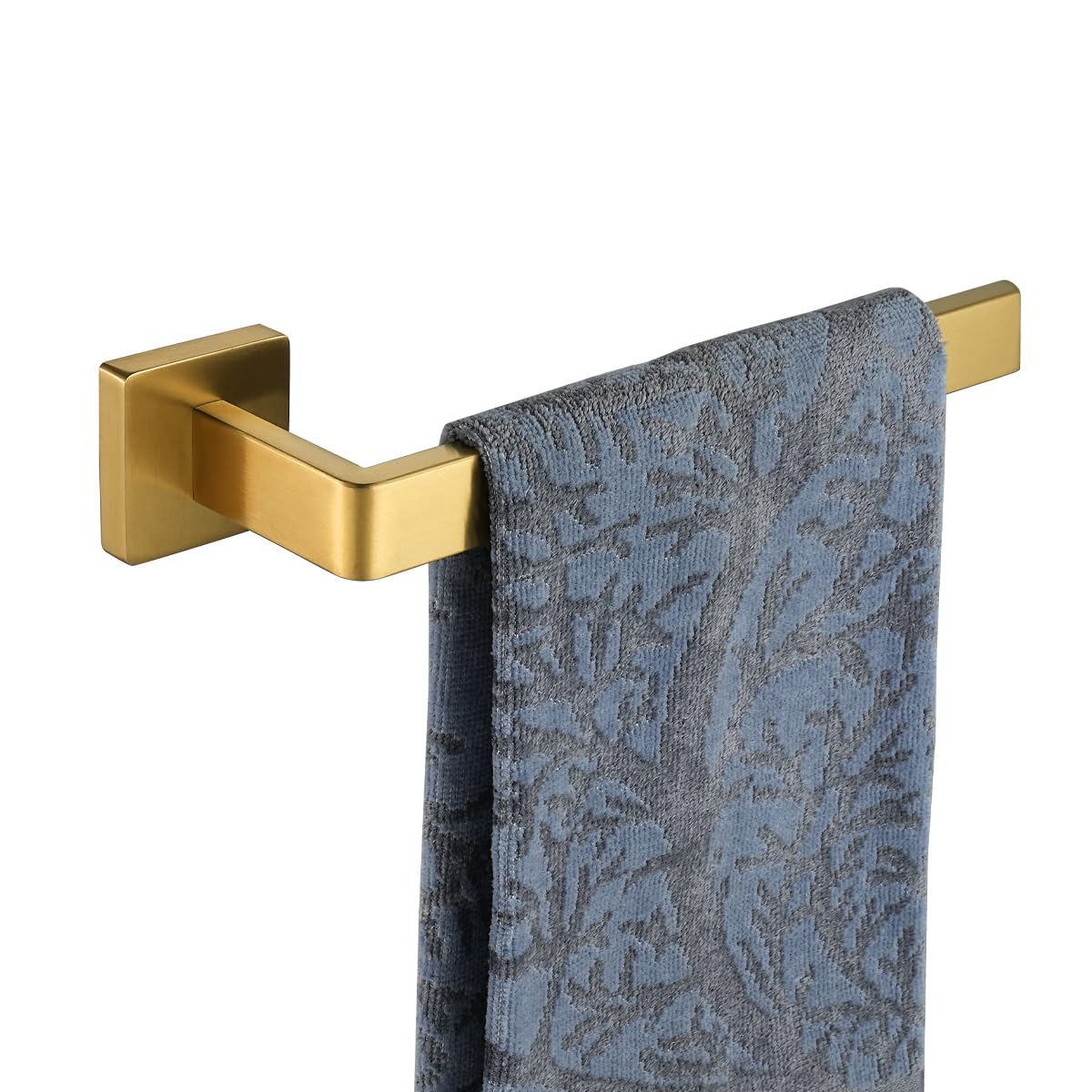 Gold Hand Towel Ring - Brushed Stainless Steel -1