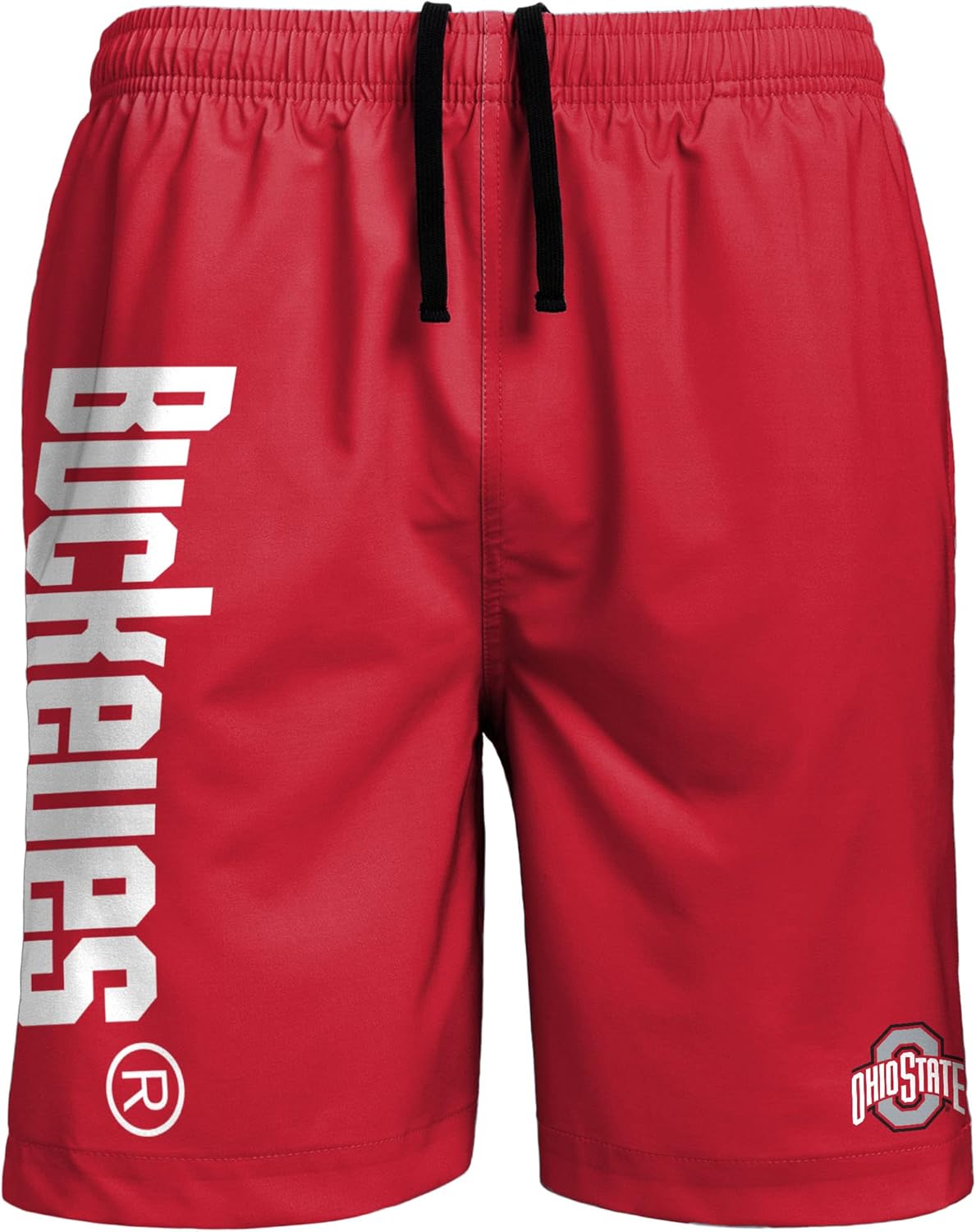 FOCO NCAA Mens NCAA Traditional Solid Wordmark Swimming Trunks