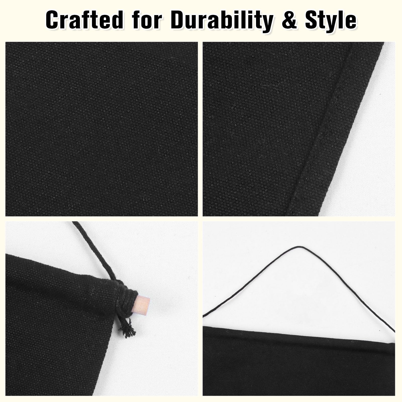 Winmany Espositore da appendere alla parete per spille e gioielli, in tela, smaltato, per esporre spille, orecchini, collane glitterate, organizer per collezione (nero)