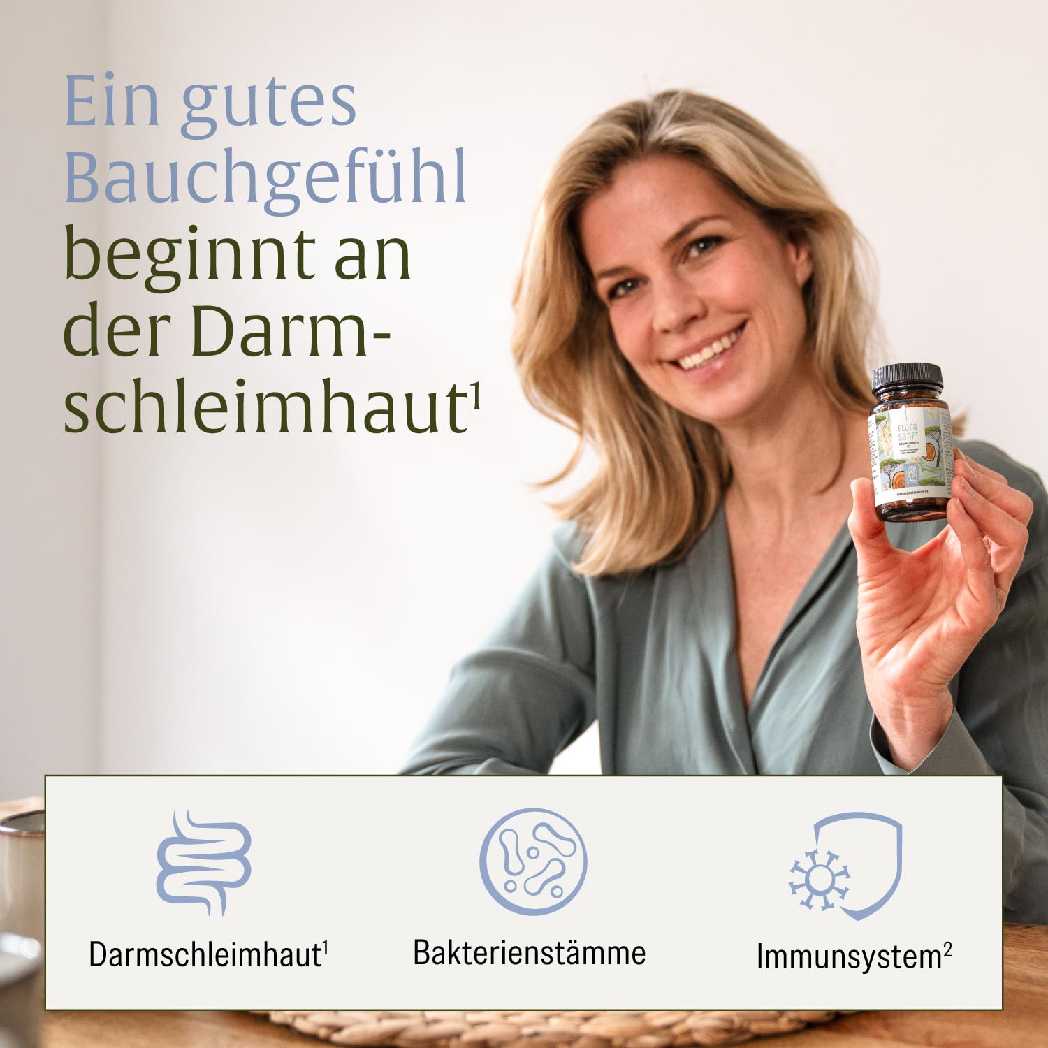 NATURTREU Kulturen-Komplex HIT + FI mit Lactobacillus & Bifidobakterien, auch bei Histaminintoleranz & Fructoseintoleranz, 60 magensaftresistente Kapseln, ergänzt durch Vitamin B2 und Vitamin B6
