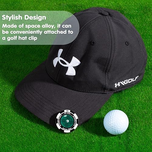 Miniatura 75 de SlopeMaster ProGreen Reader - Marcador de pelota de golf con ayuda de lectura verde de alta precisión, accesorios de golf para hombres y mujeres