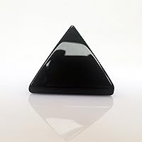 Vista 45 de Crystal Pyramid of Natural Rose Quartz Chakra Healing Stone, 1.5 inch