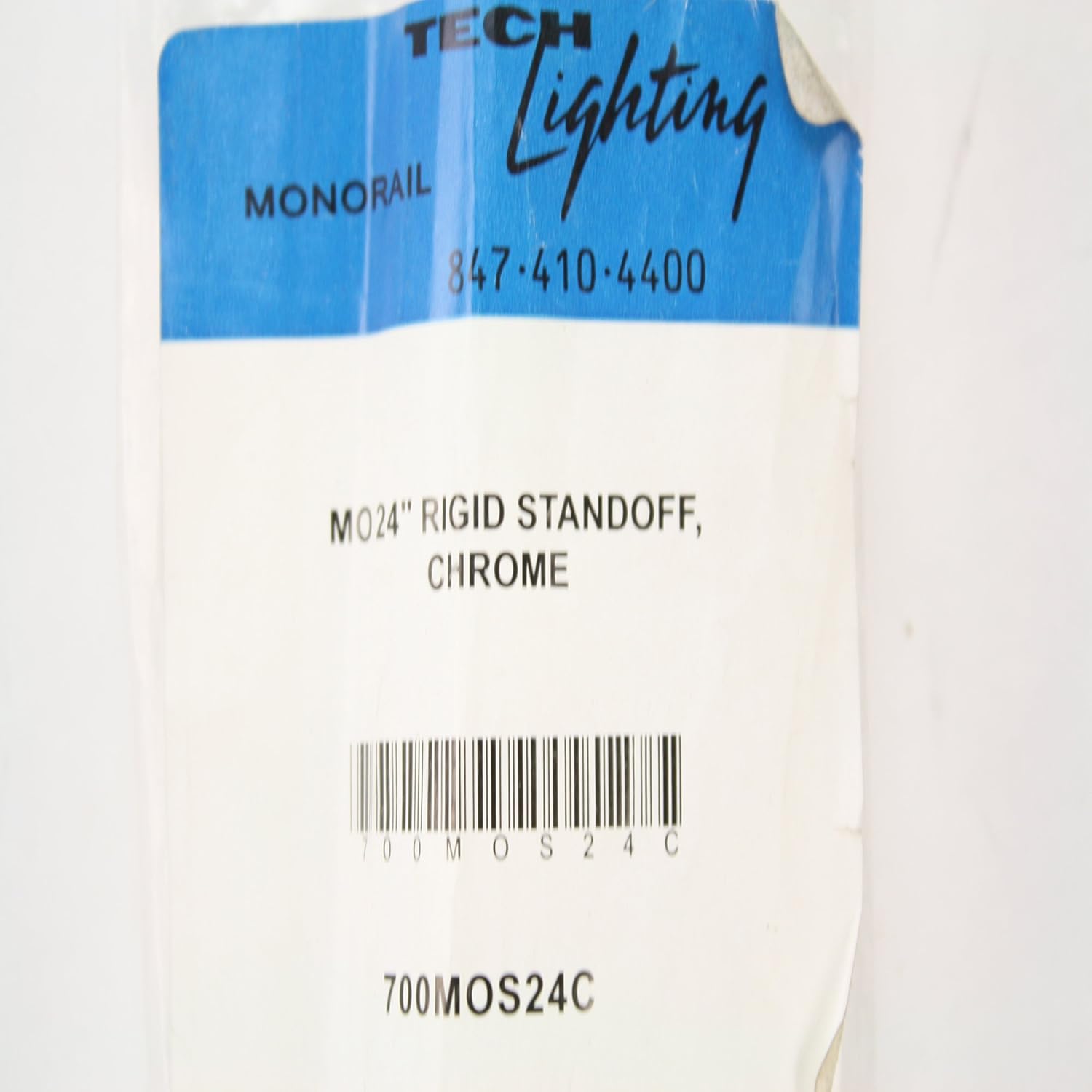 Tech Lighting 700MOS24C Chrome 24" Monorail Rigid Stand Off