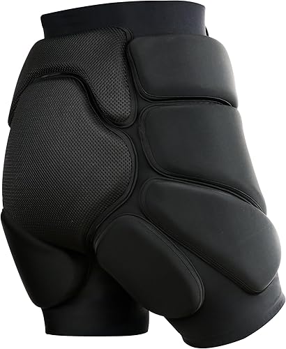 3D Protective Hip Butt EVA Padded Shorts, Crash Pad Impact Gear for Snowboard Skateboard Ski Roller Skating Bicycle et.